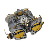 VPW Carburettor, Repro Weber Style Downdraft 48 IDF, Chrome Ram Tubes, Kit - VPW-CD48IDF