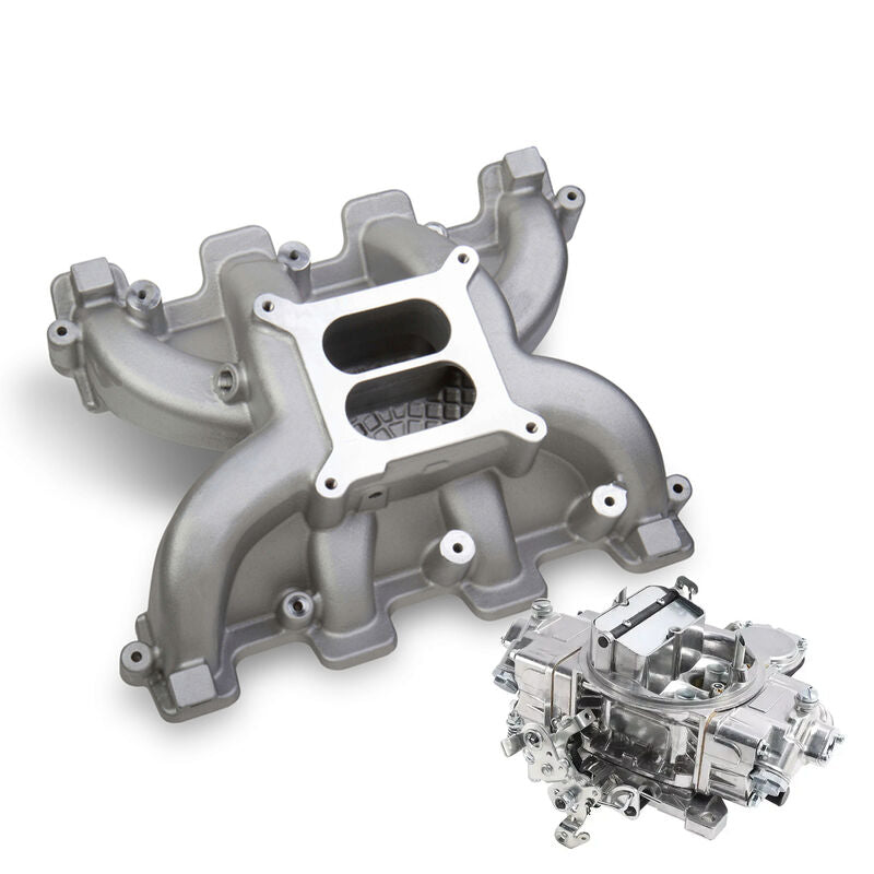 VPW Intake Manifold & Carburettor Kit, LS1 Holden Commodore ,Chev Air Max Intake, Repro Holley Style 750CFM Vac Sec, Carburettor, Kit - VPWM300130-Kit VPWM300130-KIT