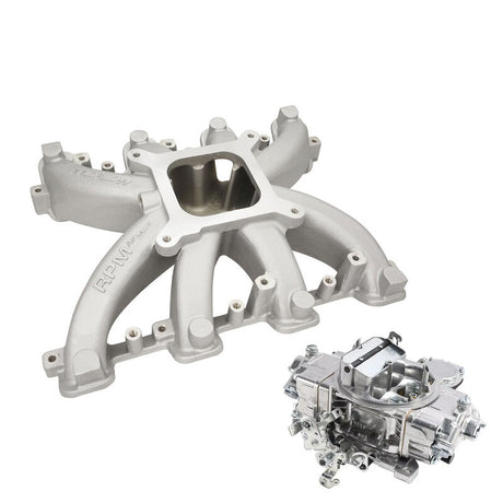 VPW Intake Manifold & Carburettor Kit, LS3 Holden Commodore ,Chev Air Max Intake, Repro Holley Style 750CFM Vac Sec, Carburettor, Kit - VPWM300131-KIT VPWM300131-KIT