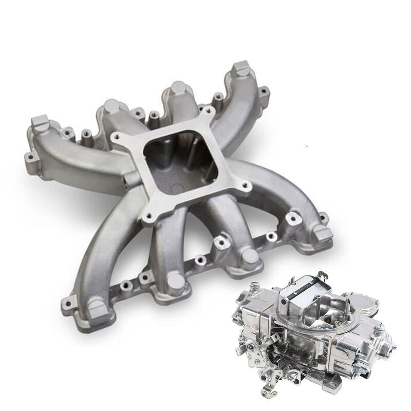 VPW Intake Manifold & Carburettor Kit, LS1 Holden Commodore ,Chev Air Max Single Plain, Repro Holley Style 750CFM Vac Sec, Carburettor, Kit - VPWM300132-Kit VPWM300132-KIT