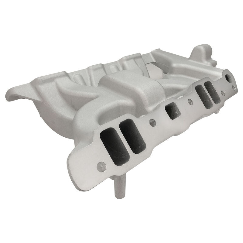 VPW Intake Manifold Dual Plane, , Dual Plane, Aluminium, Natural, Square Bore, Pontiac V8, 326-455, Each - VPWM7156-ALUM
