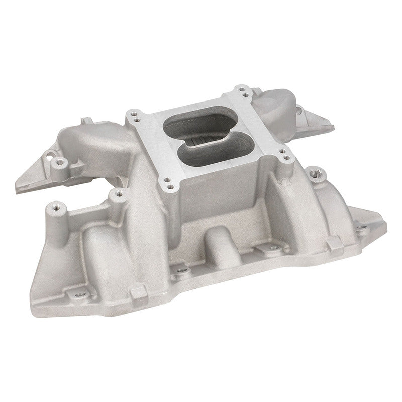 VPW Intake Manifold Dual Plane, , Dual Plane, Aluminium, Natural, Square Bore, BB Chrysler, Mopar, 383, Each - VPWM7186-ALUM VPWM7186-ALUM