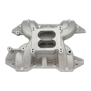 VPW Intake Manifold Dual Plane, , Dual Plane, Aluminium, Natural, Square Bore, BB Chrysler, Mopar, 383, Each - VPWM7186-ALUM
