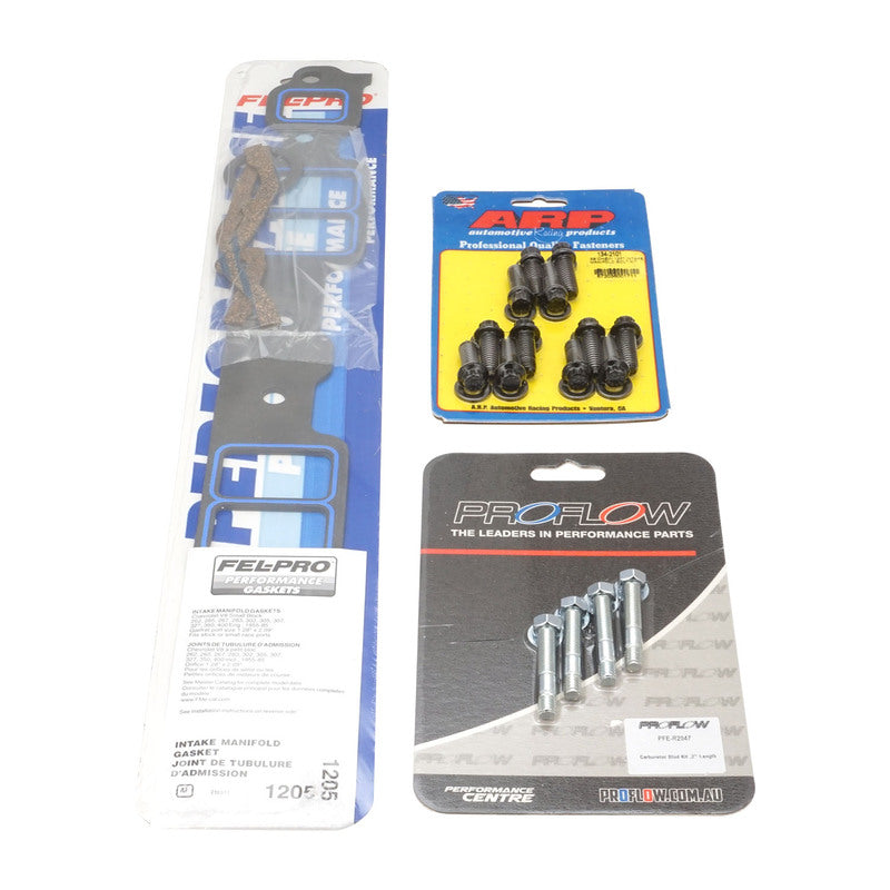 VPW Intake Manifold & Carburettor Kit, SB Chev, Air Max Intake, Repro Holley Style 750CFM Vac Sec, Carburettor, Kit - VPWM7501-KIT