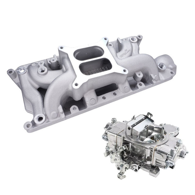VPW Intake Manifold & Carburettor Kit, SB Ford 289-302W, Air Max Intake, Repro Holley Style 750CFM Vac Sec, Carburettor, Kit - VPWM7521-KIT VPWM7521-KIT