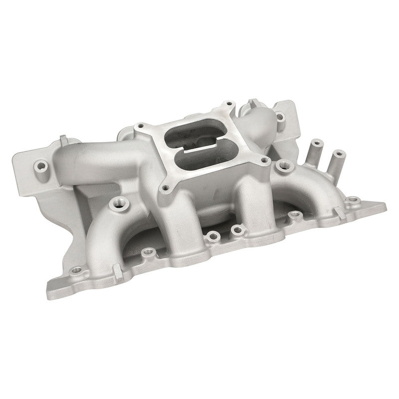 VPW Intake Manifold, SB Ford 302, 351 Cleveland, Dual Plane, Aluminium, Square Bore, Natural, Each - VPWM7564-ALUM VPWM7564-ALUM