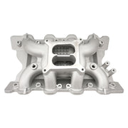 VPW Intake Manifold, SB Ford 302, 351 Cleveland, Dual Plane, Aluminium, Square Bore, Natural, Each - VPWM7564-ALUM
