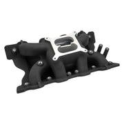 VPW Intake Manifold, SB Ford 302, 351 Cleveland, Dual Plane, Aluminium Black , Square Bore, Natural, Each - VPWM7564-BLK VPWM7564-BLK