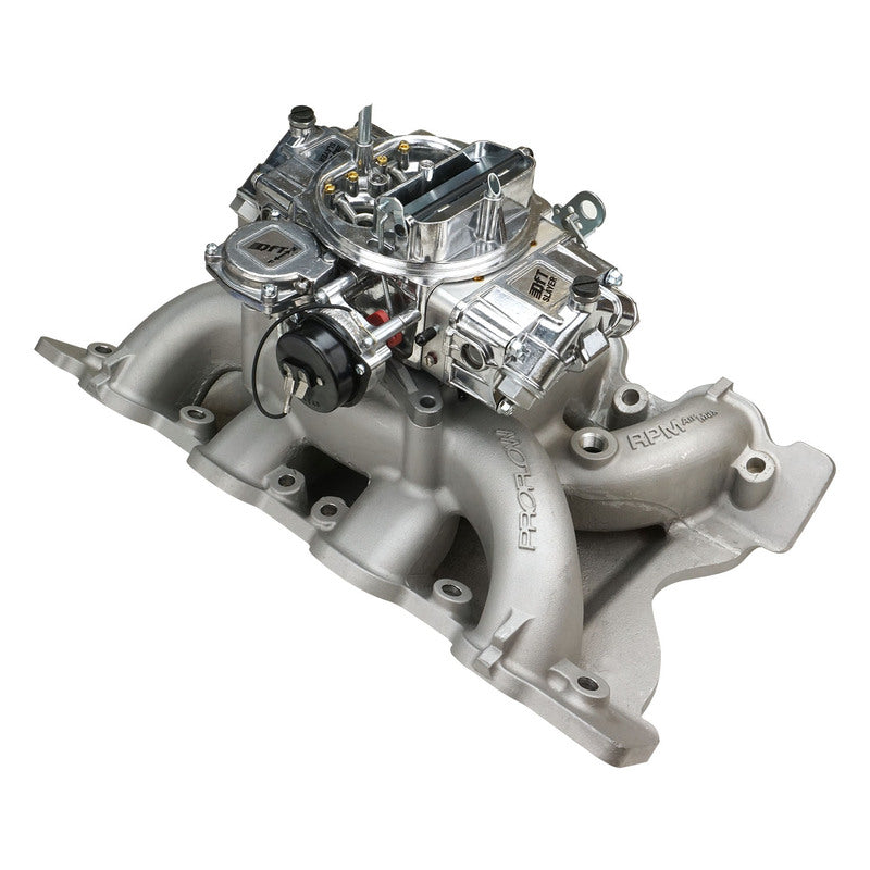 VPW Intake Manifold & Carburettor Kit, SB Ford 302-351C, Air Max Intake, Repro Holley Style 750CFM Vac Sec, Carburettor, Kit - VPWM7564-KIT