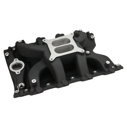 VPW Intake Manifold Dual Plane, For Holden Commodore V8 253, 304, 308, VN Heads, Aluminium, Black, Square Bore - VPWM7594-BK VPWM7594-BK
