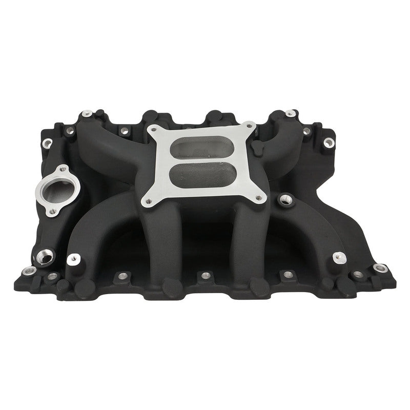 VPW Intake Manifold Dual Plane, For Holden Commodore V8 253, 304, 308, VN Heads, Aluminium, Black, Square Bore - VPWM7594-BK