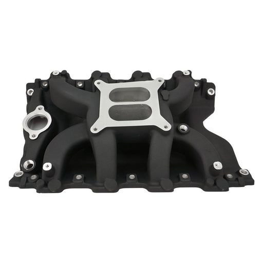 VPW Intake Manifold Dual Plane, For Holden Commodore V8 253, 304, 308, VN Heads, Aluminium, Black, Square Bore - VPWM7594-BK