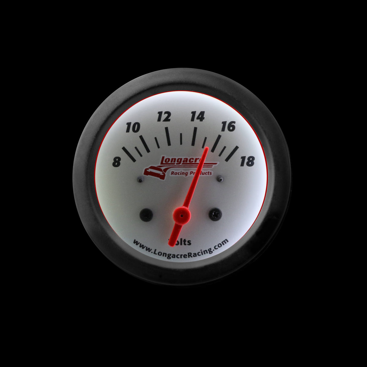 Longacre Sportsman™ Elite Voltage Gauge 8-18 Volts - 52-46905