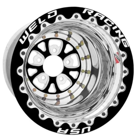 WELD V-Series 15 x 14" Wheel, Black Center, Single Beadlock for M/T (WE84B-514B280F) WE84B-514B280F