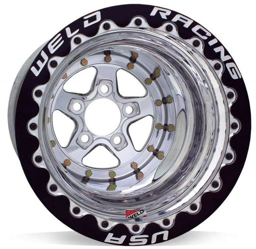 WELD Aluma Star 15 x 15" Polished Wheel with Single Beadlock for M/T (WE88515206F) WE88515206F