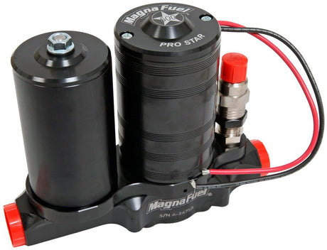 Magnafuel ProStar 500 Fuel Pump,Black, with Filter, 25-36 psi,-12AN (WIMP4450-BLK) WIMP4450-BLK