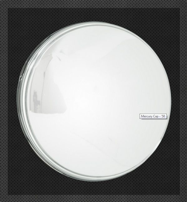 Wheel Vintiques Stainless 1950 Mercury Cap (WV2013)