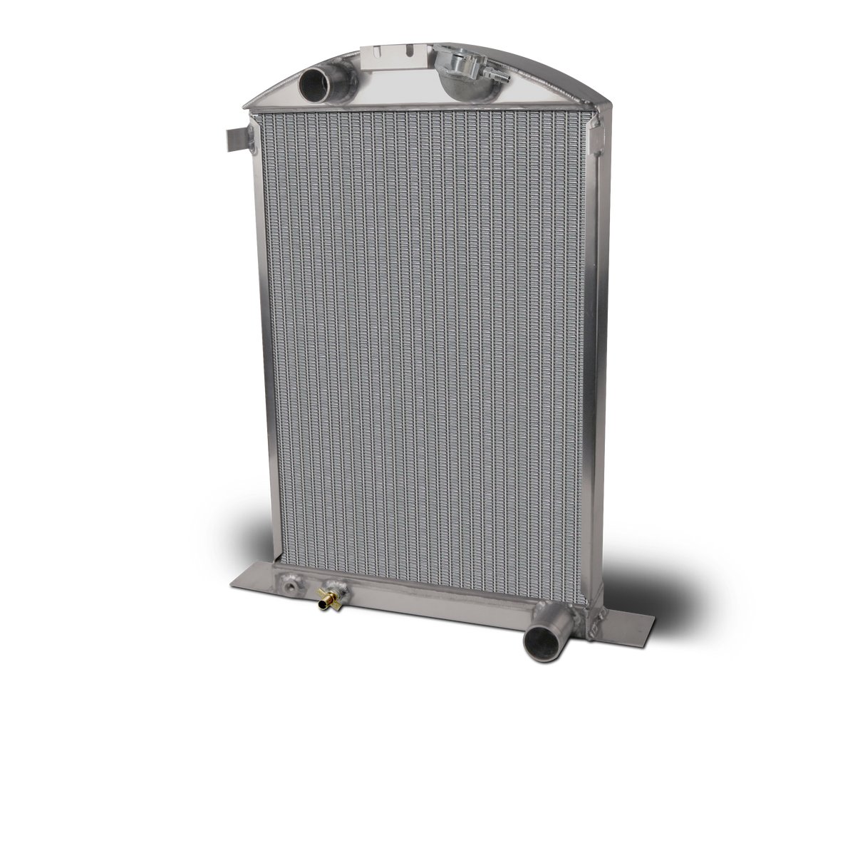 AFCO 1937 Ford Car Aluminum Radiator and Shroud Series - Chevy Engine - 80142-B-SP-N 80142-S-NA-N