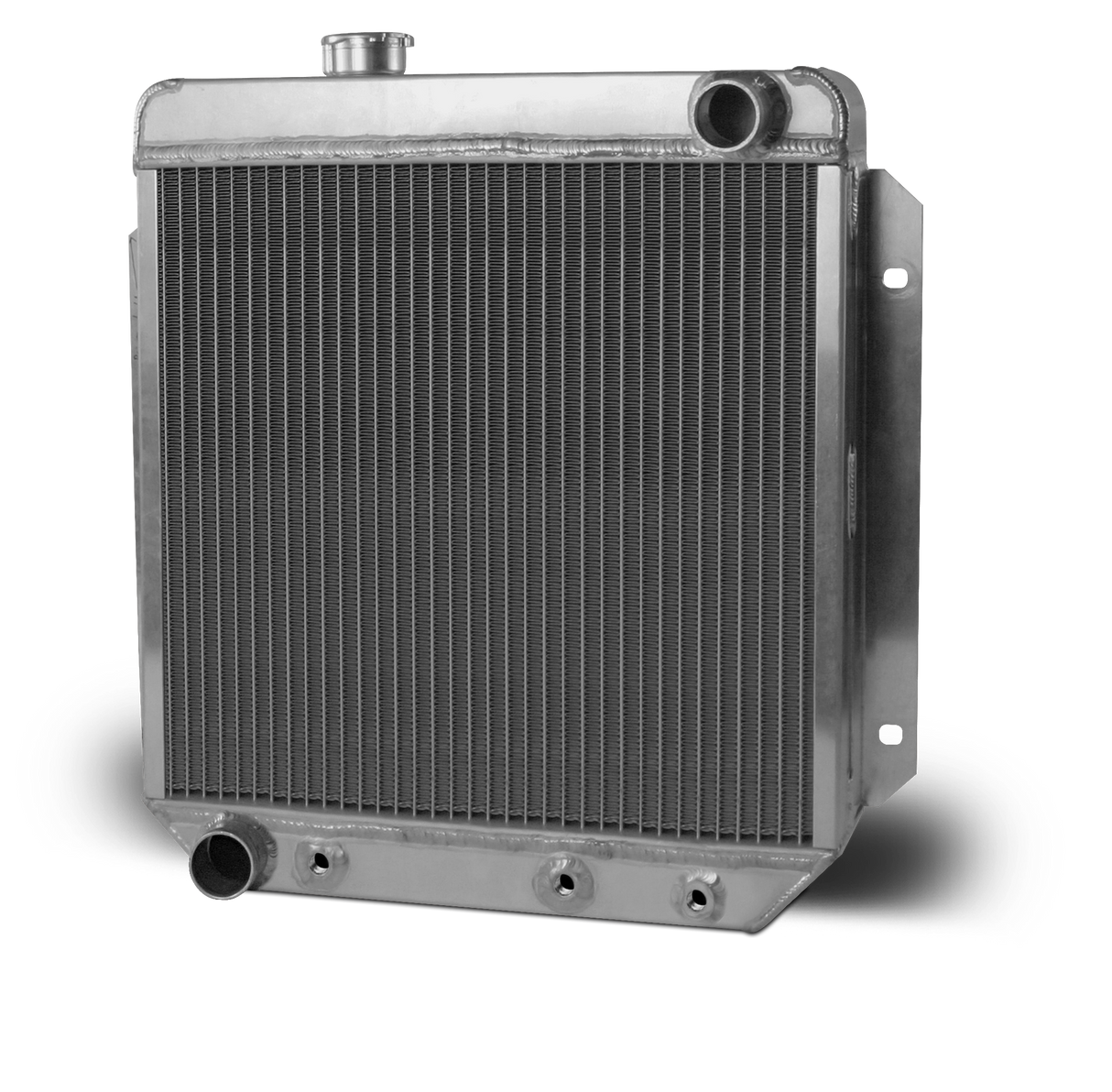 AFCO 1964.5-66 Mustang Aluminum Radiator and Shroud - Driver Side - 81276-B-SB-Y 81276-S-NA-N