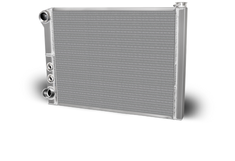 AFCO Double Pass Radiator Ford 27.5 X 19 X 1.50 Core 20 AN Female Inlet - 80185FNDP-U 80185FNDP-U
