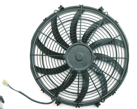 AFCO S-Blade Electric Fan 14 Inch 1555 CFM Standard Connectors With Pigtail - 80179 80179
