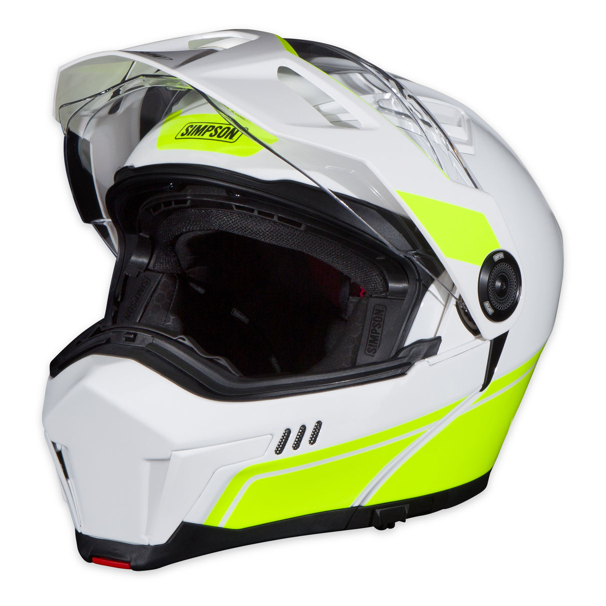 Simpson Motorcycle Journey Bandit Helmet - Yellow/White - Double Extra Large - JBDWY2X