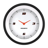 Classic Instruments Velocity White 3 3/8" Clock - VS93WBLF