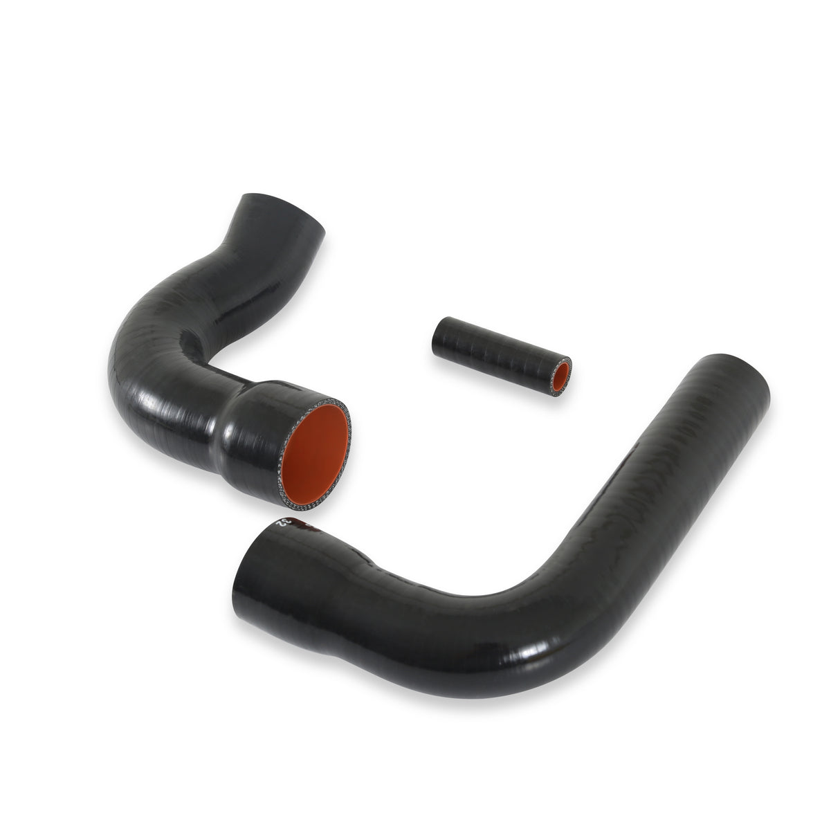Scott Drake Radiator Hose Set Black Silicone - C7ZE-8260-86-BK