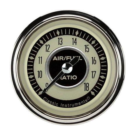 Classic Instruments Nostalgia VT 2 1/8" Air Fuel Ratio Gauge - NT194SHC