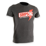 Simpson Racing Lightning fast shirt Charcoal youth XL - 4501YX