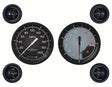 Classic Instruments Auto Cross Gray 6 Gauge Set - AX51GBLF