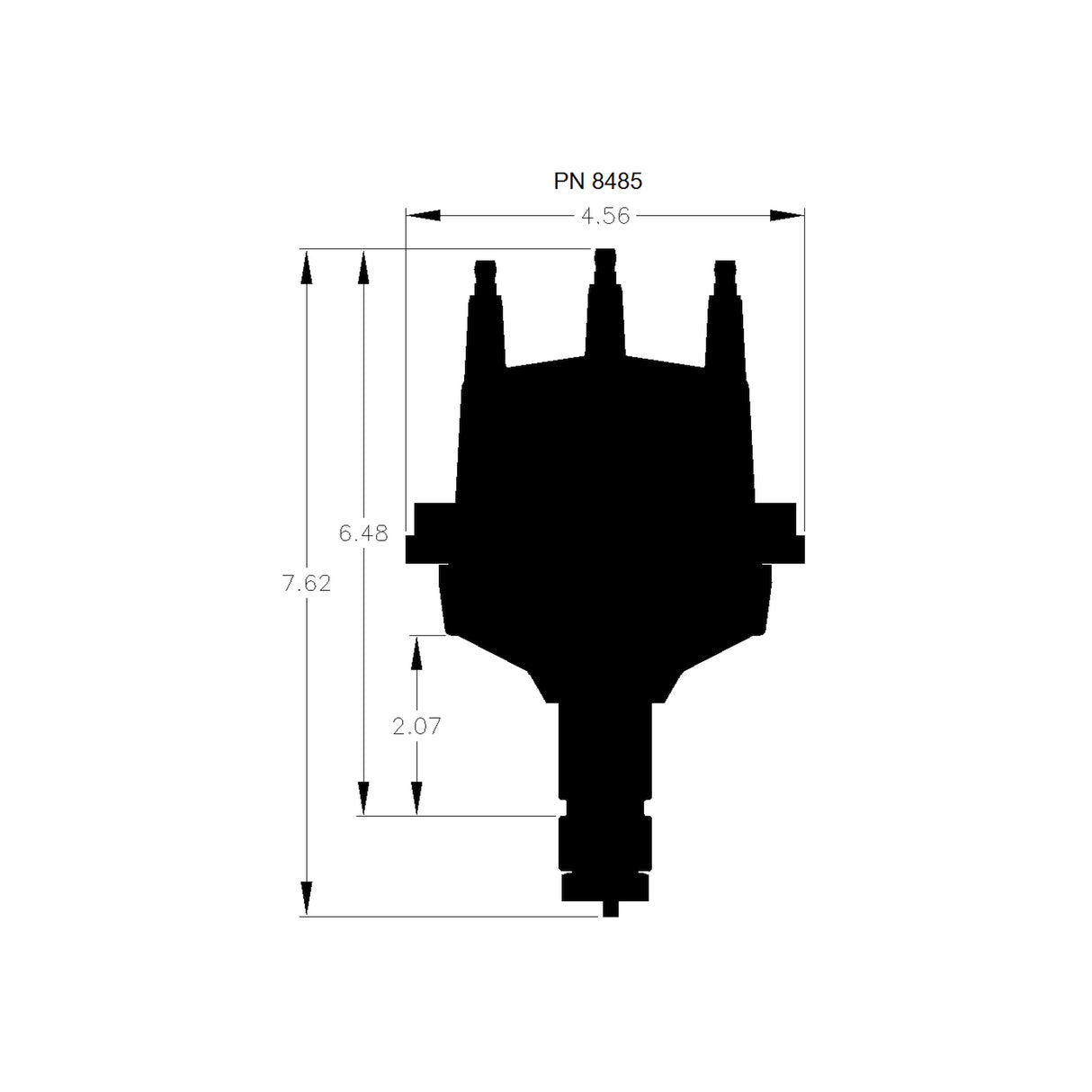MSD VW Billet Distributor - 8485