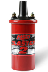 MSD Ignition Coil - Blaster 2 Series - Ballast Resistor - Red - 8203