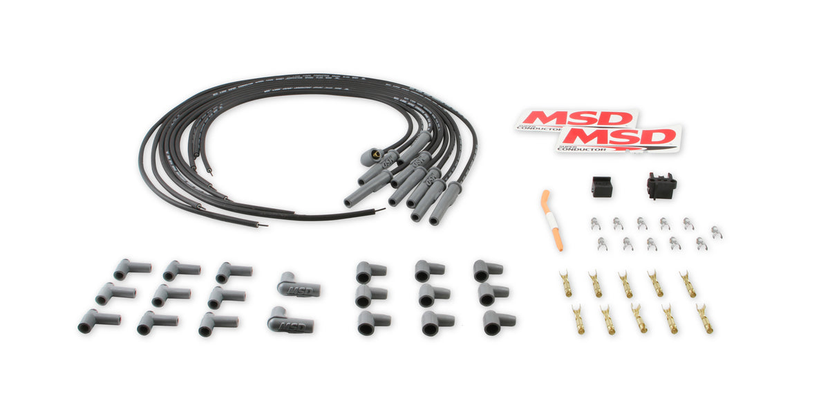 MSD Black, 8.5mm Super Conductor 8-Cylinder Multi-Angle, Universal - 31193