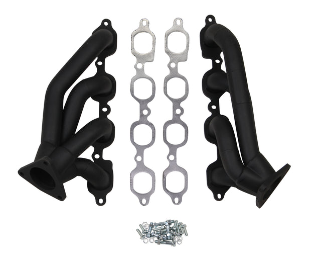 Flowtech Shorty LT Headers - Black Painted Finish - 11548FLT
