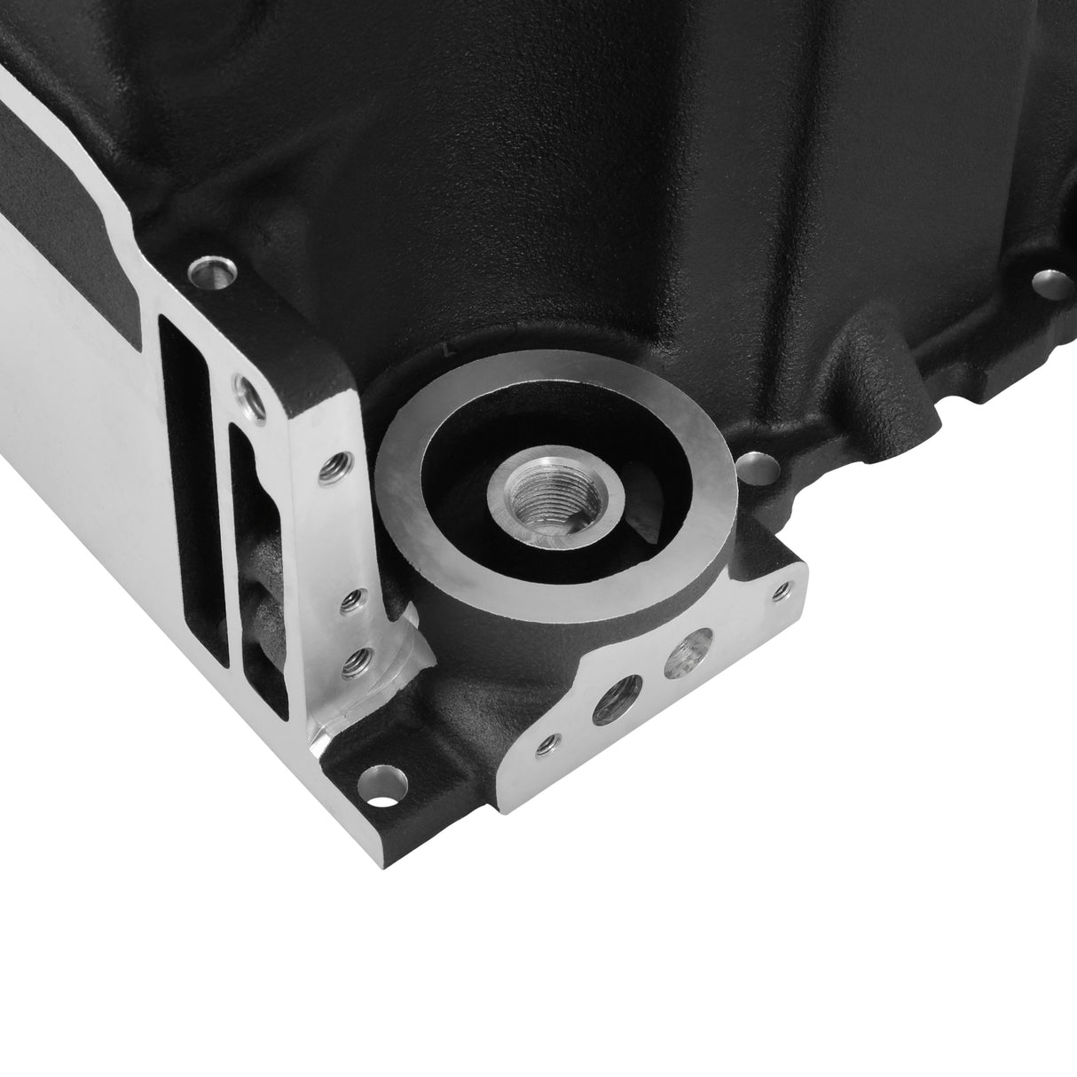 Holley 302-24BK GM LT Swap Oil Pan - 4WD / Truck / Off-Road - Black
