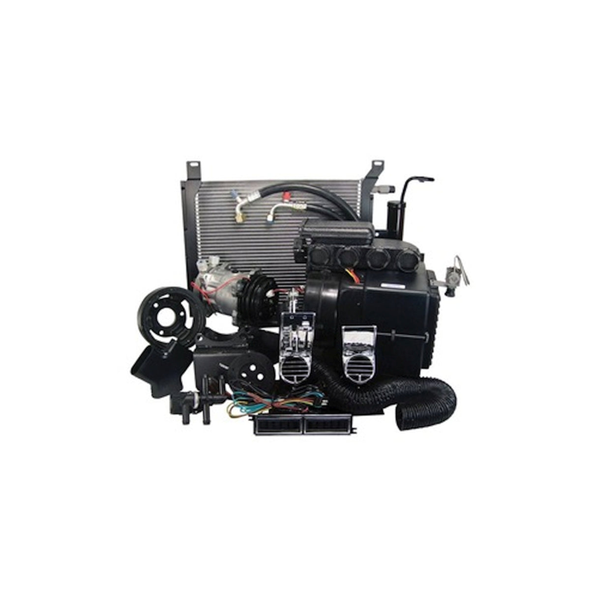 Scott Drake Hurricane AC and Heater Kit with Electronic Controls and Dash Bezels - CAP-1268M-390