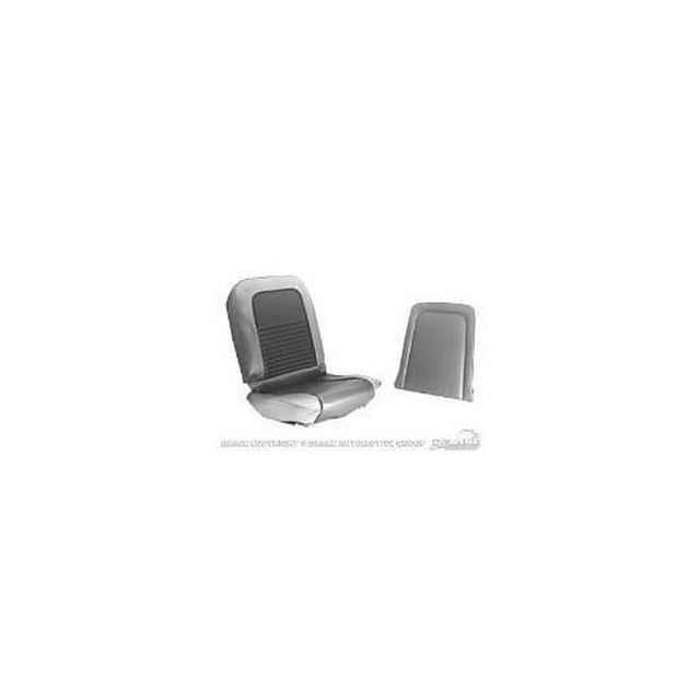 Scott Drake Full Set Fastback Upholstery (Black) - 67FB-S-FULL-BK