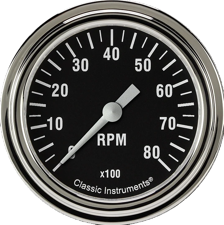 Classic Instruments Hot Rod 2 5/8" Tachometer - HR383SLF