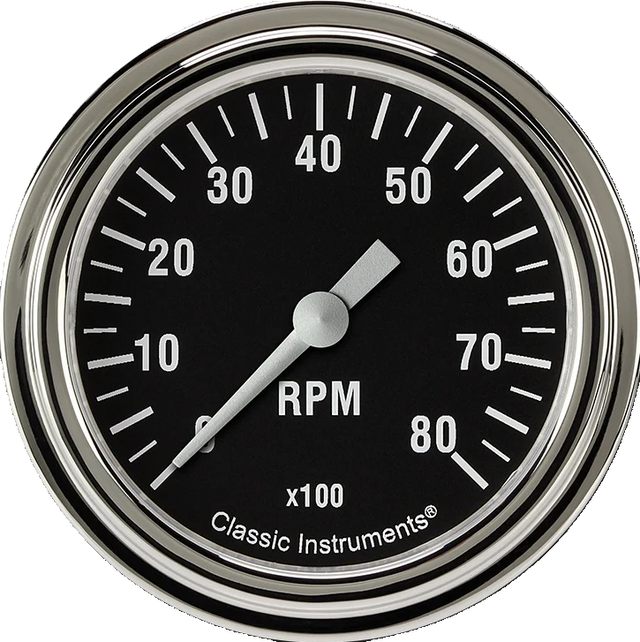 Classic Instruments Hot Rod 2 5/8" Tachometer - HR383SLF