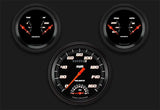 Classic Instruments Velocity Black Series Three Gauge Set - VS61BBLF