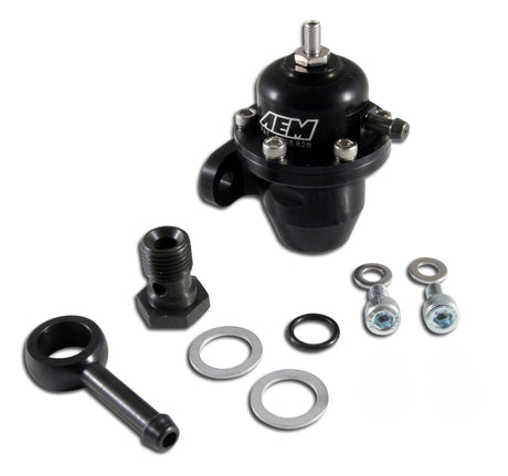 AEM Adjustable Fuel Pressure Regulator - 25-303BK