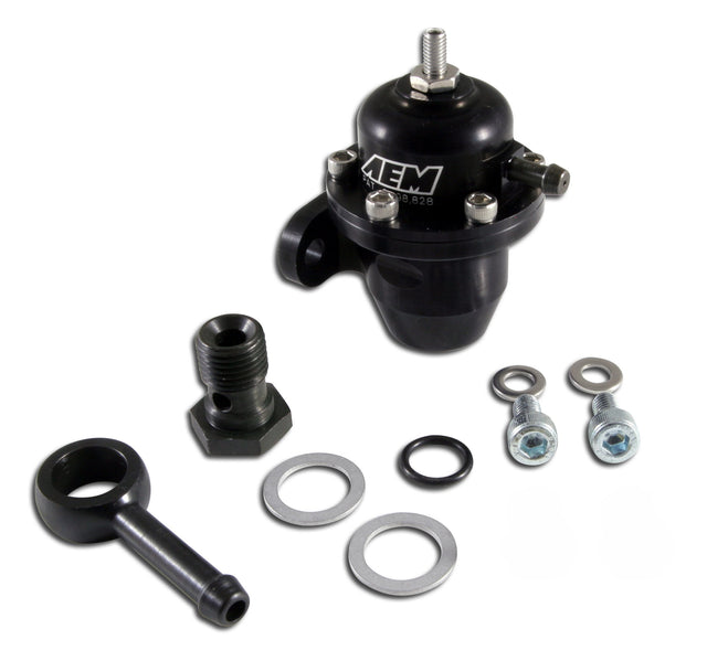 AEM Adjustable Fuel Pressure Regulator - 25-303BK