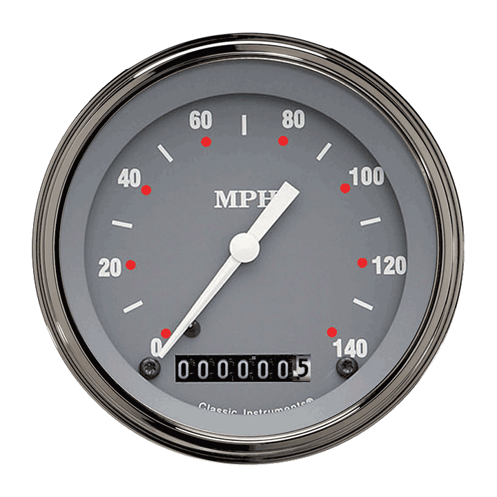 Classic Instruments SG SERIES 3IN SPEEDO 140 MPH - SG55SLC