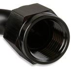 Mr Gasket -10 AN 90 Degree Push-On Hose Ends - Black - 209010-BL