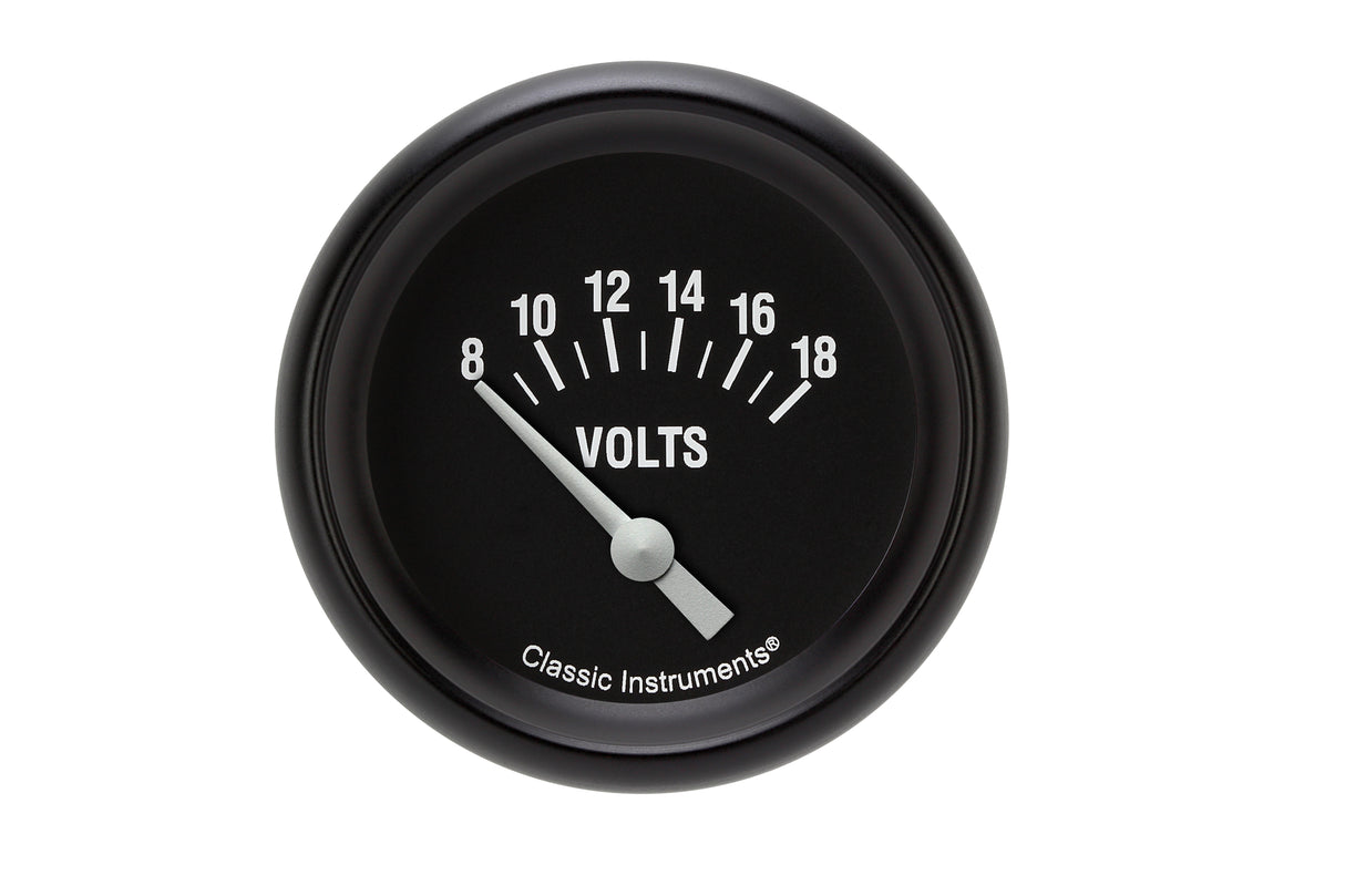 Classic Instruments HOT ROD 2 5/8IN VOLT, SHORT SWEEP - HR230BPF