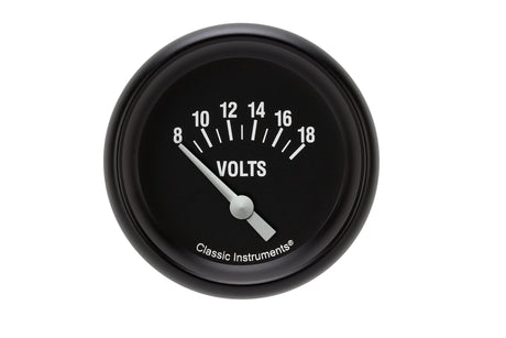 Classic Instruments HOT ROD 2 5/8IN VOLT, SHORT SWEEP - HR230BPF