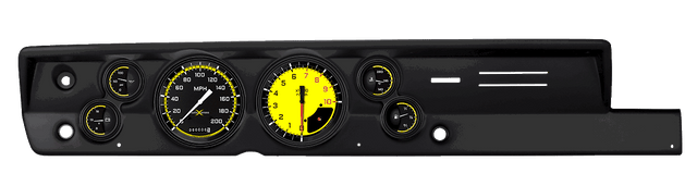 Classic Instruments AutoCross Yellow Series short-sweep - CDPB67AXY51BL
