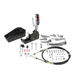 B&M Automatic Gated Shifter - Magnum Grip Stealth Pro Stick - Two Tone - Dual Button - 81104