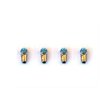 Scott Drake Instrument Panel LED Replacement Bulbs, Blue 1895, Set of 4 - SD-1895-BL